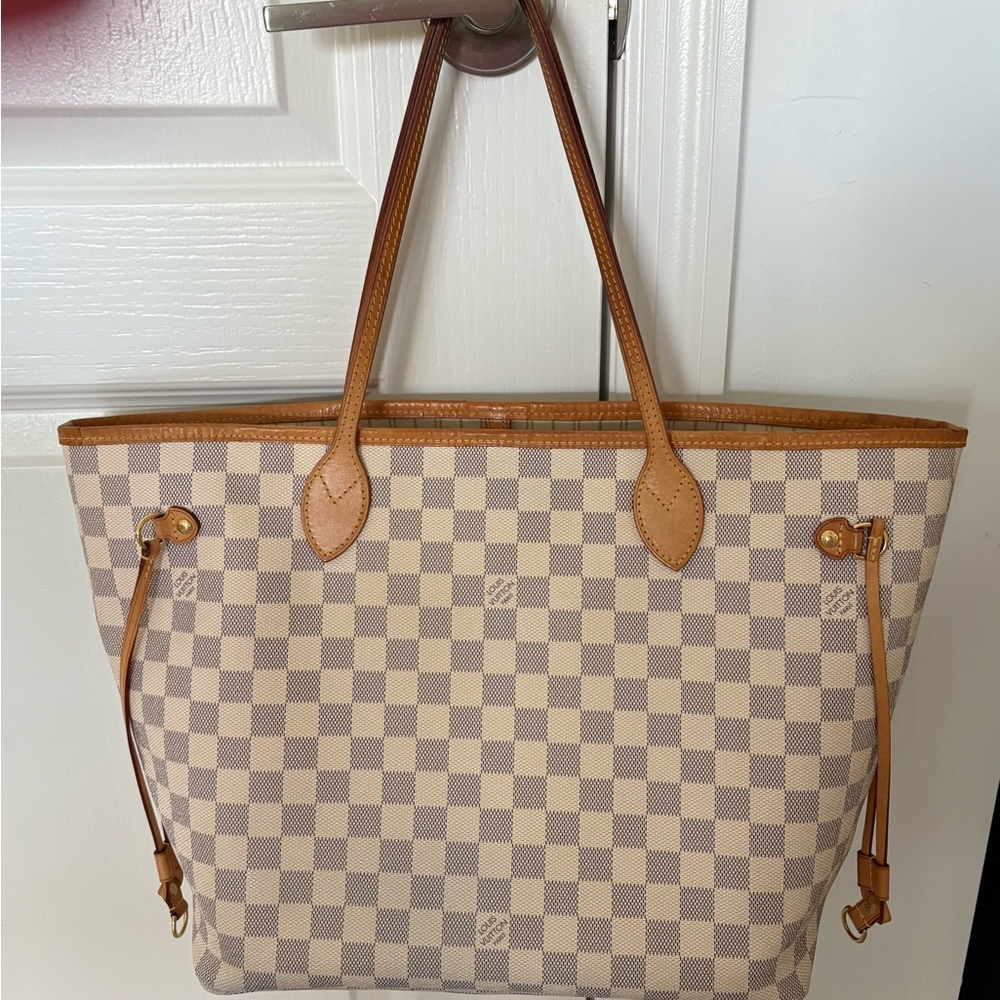 Louis Vuitton Neverfull MM Damier Azul canvas